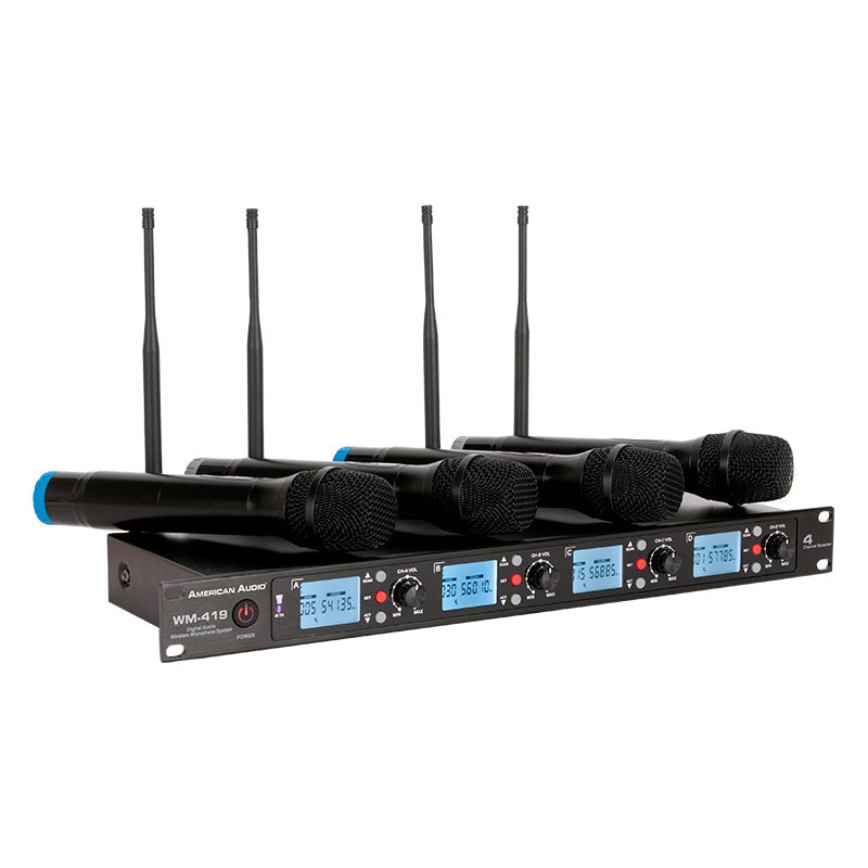 American Audio WM-419 (4-Channel UHF Wireless Microphone System)