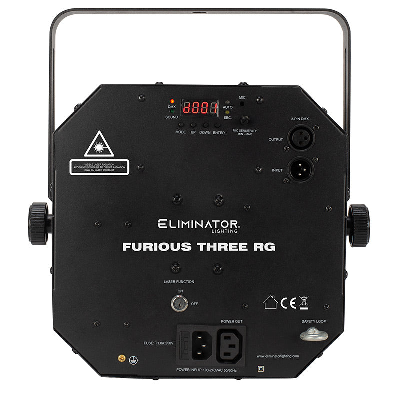 Eliminator Lighting Furious Three RG