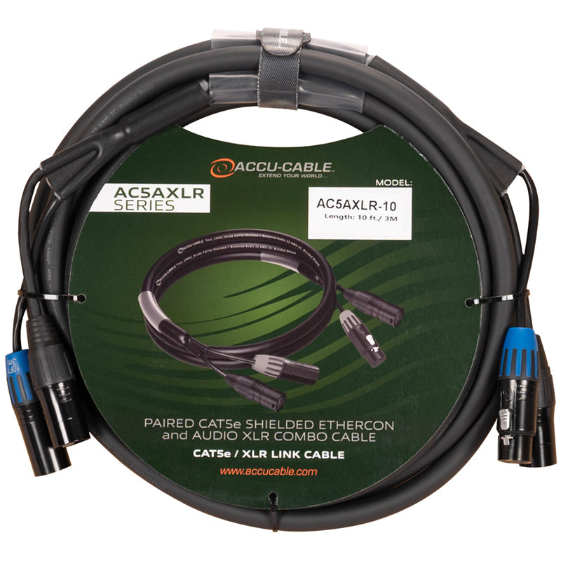 Accu-Cable AC5AXLR-10 - Professional Combo Cable