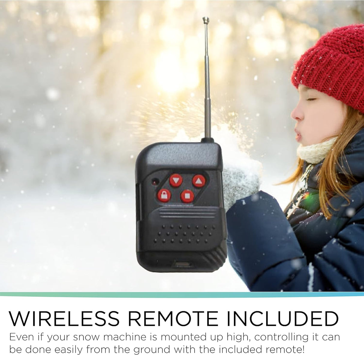 Froggy's Fog - 650 Watt Variable Snow Machine With Wireless Control