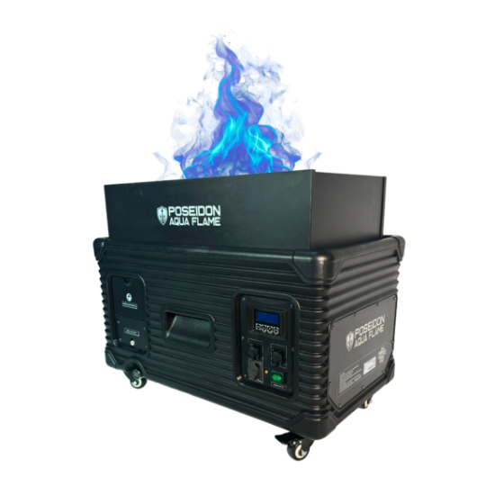 Poseidon Aqua Flame - Ultrasonic Simulated Flame Machine - Multicolored