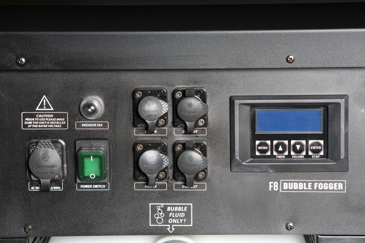 Fobbles F8 Pro - Professional Bubble Fogger - DMX - 4 Machines in 1 (Fog, Haze, Bubbles, Fog Bubbles)