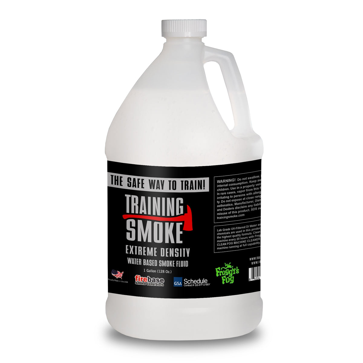 Training Smoke XD - EXTREME DENSITY Fire & Rescue Fog - Water Based, Extreme Density, Long Hang Time
