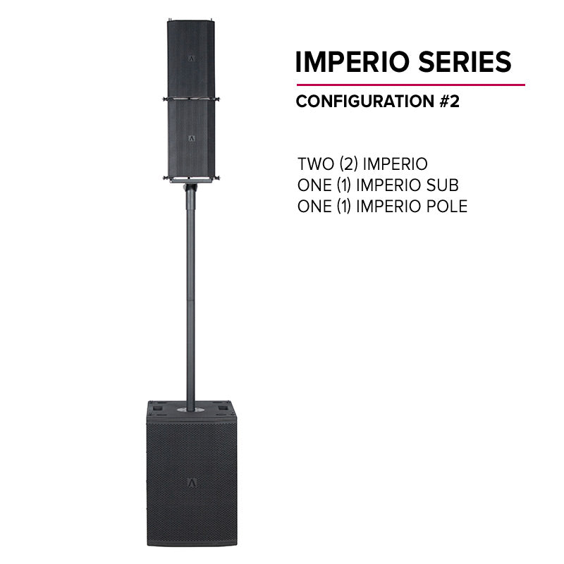 Avante Audio Imperio Subwoofer Pole and Speaker Mount Kit (IMP194)