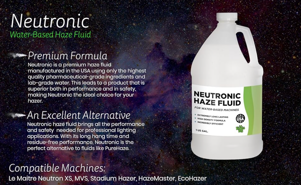 Neutronic Haze Fluid - Specially Formulated Haze Fluid