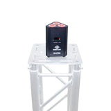 WEDGE BLAST Triangular LED Uplight Black 6-Pack with Case Package