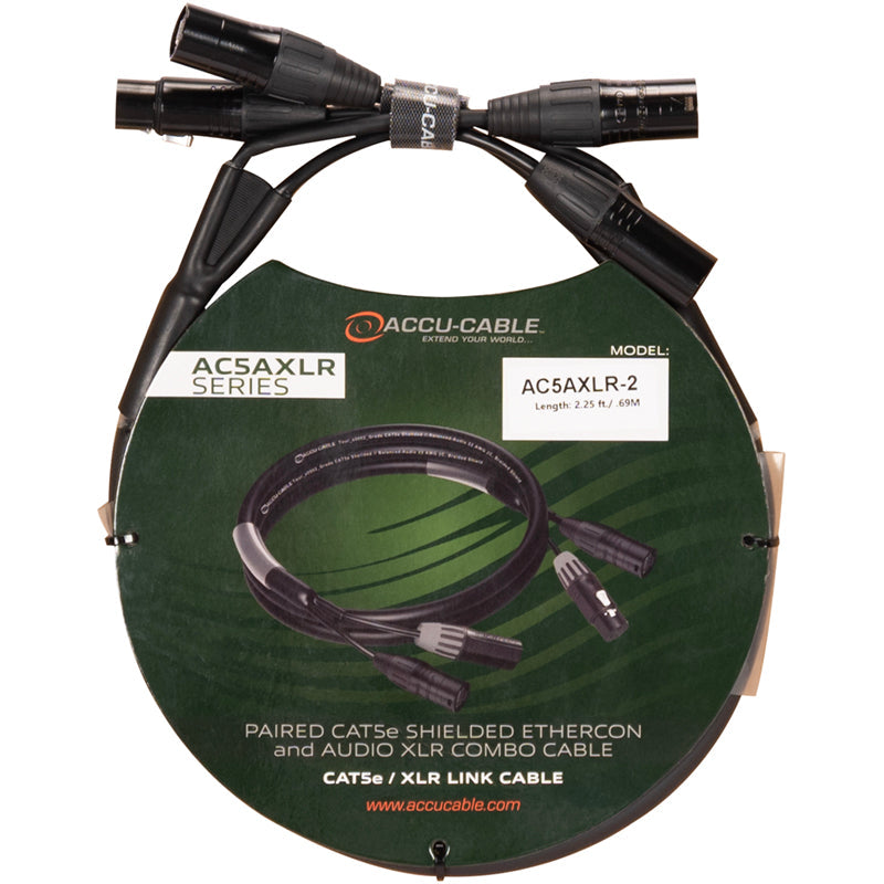 Accu-Cable AC5AXLR-2 - CAT5e/XLR Link Cable