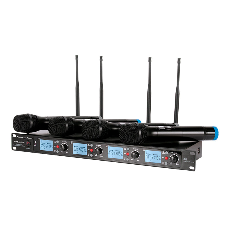 American Audio WM-419  (4-Channel UHF Wireless Microphone System)