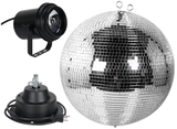 Eliminator  M600EL -  All-In-One Mirror Ball Kit - 16"