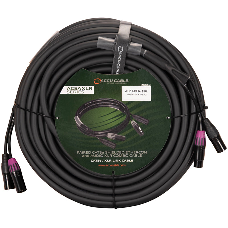 Accu-Cable AC5AXLR-150 - Extended Combo Link Cable