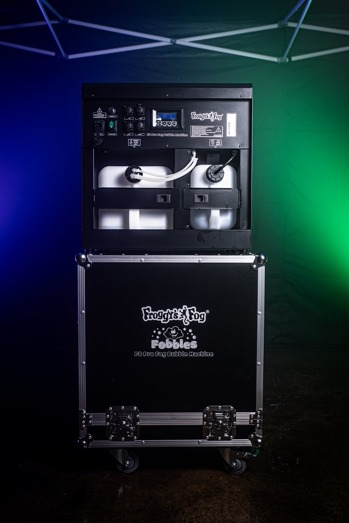 Fobbles F8 Pro - Professional Bubble Fogger - DMX - 4 Machines in 1 (Fog, Haze, Bubbles, Fog Bubbles)