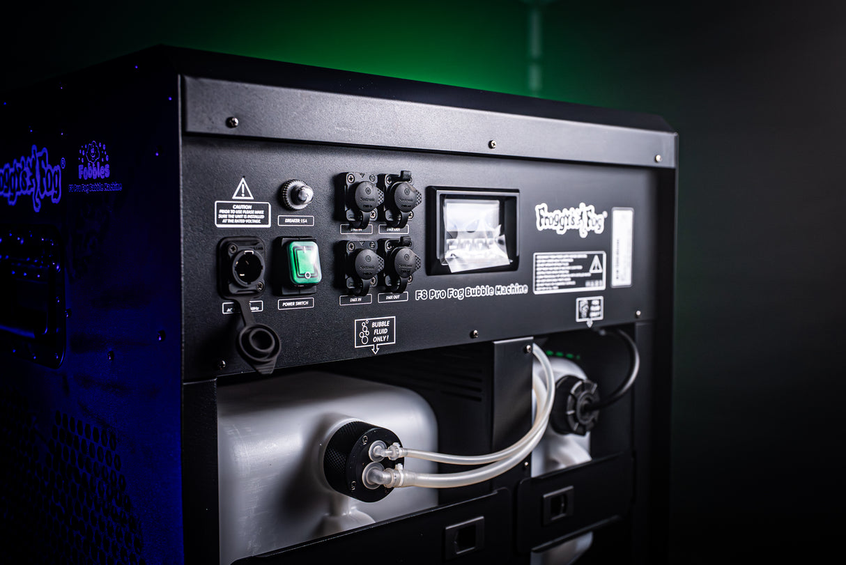 Fobbles F8 Pro - Professional Bubble Fogger - DMX - 4 Machines in 1 (Fog, Haze, Bubbles, Fog Bubbles)