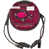 Accu-Cable AACXLR-L-6 Power/Audio Combo Link Cable