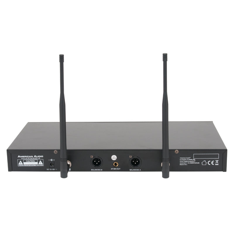 American Audio WM219- ( 2-Channel UHF Wireless Microphone System )