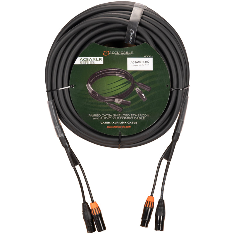 Accu-Cable AC5AXLR-100 - CAT5e/XLR Link Cable