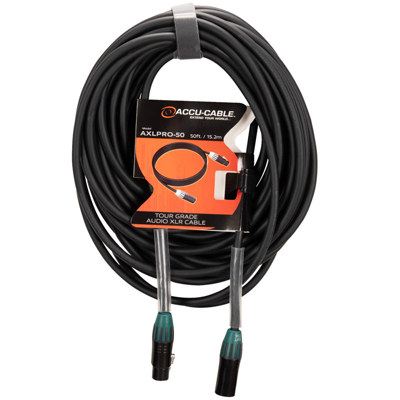 Accu-Cable AXLPRO-50 - Tour Grade Audio XLR Cable