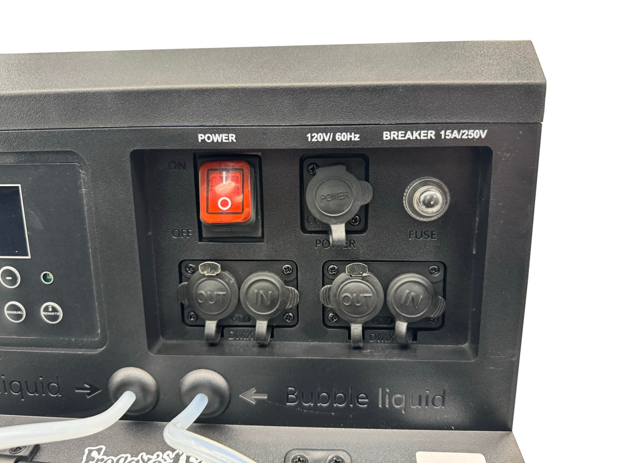 Fobbles F5 - 1100W Bubble Fogger - DMX - 4 Machines in 1 (Fog, Haze, Bubbles, Fog Bubbles)