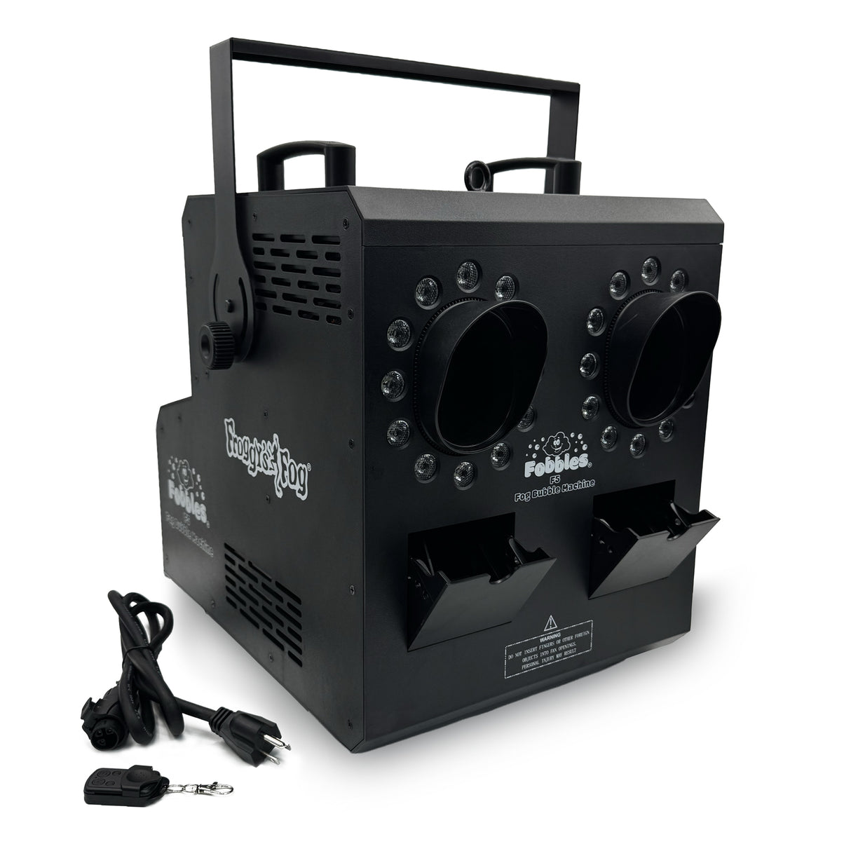Fobbles F5 - 1100W Bubble Fogger - DMX - 4 Machines in 1 (Fog, Haze, Bubbles, Fog Bubbles)