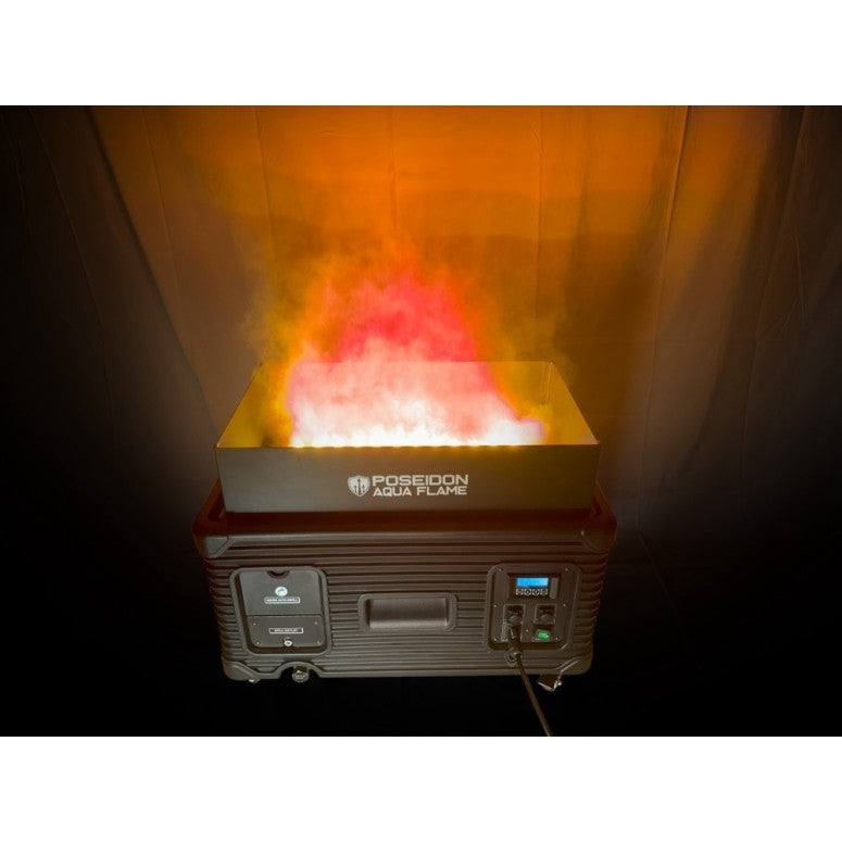 Froggy's Fog - Poseidon® Aqua Flame - Ultrasonic Simulated Flame Machine - Multicolored