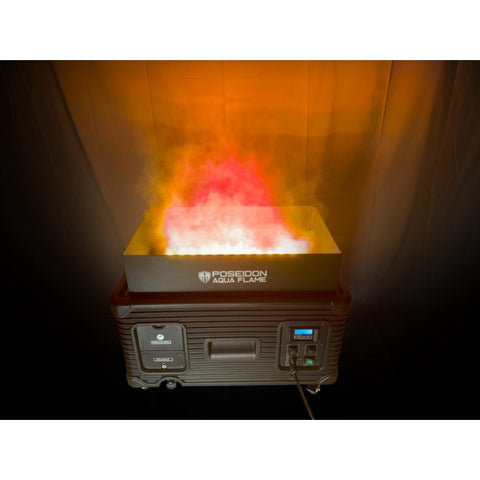 Froggy's Fog - Poseidon® Aqua Flame - Ultrasonic Simulated Flame Machine - Multicolored
