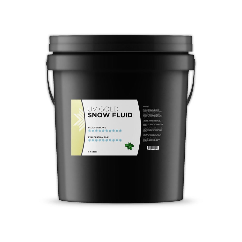 Froggy's Flakes - GOLD UV BLACKLIGHT REACTIVE Snow Juice