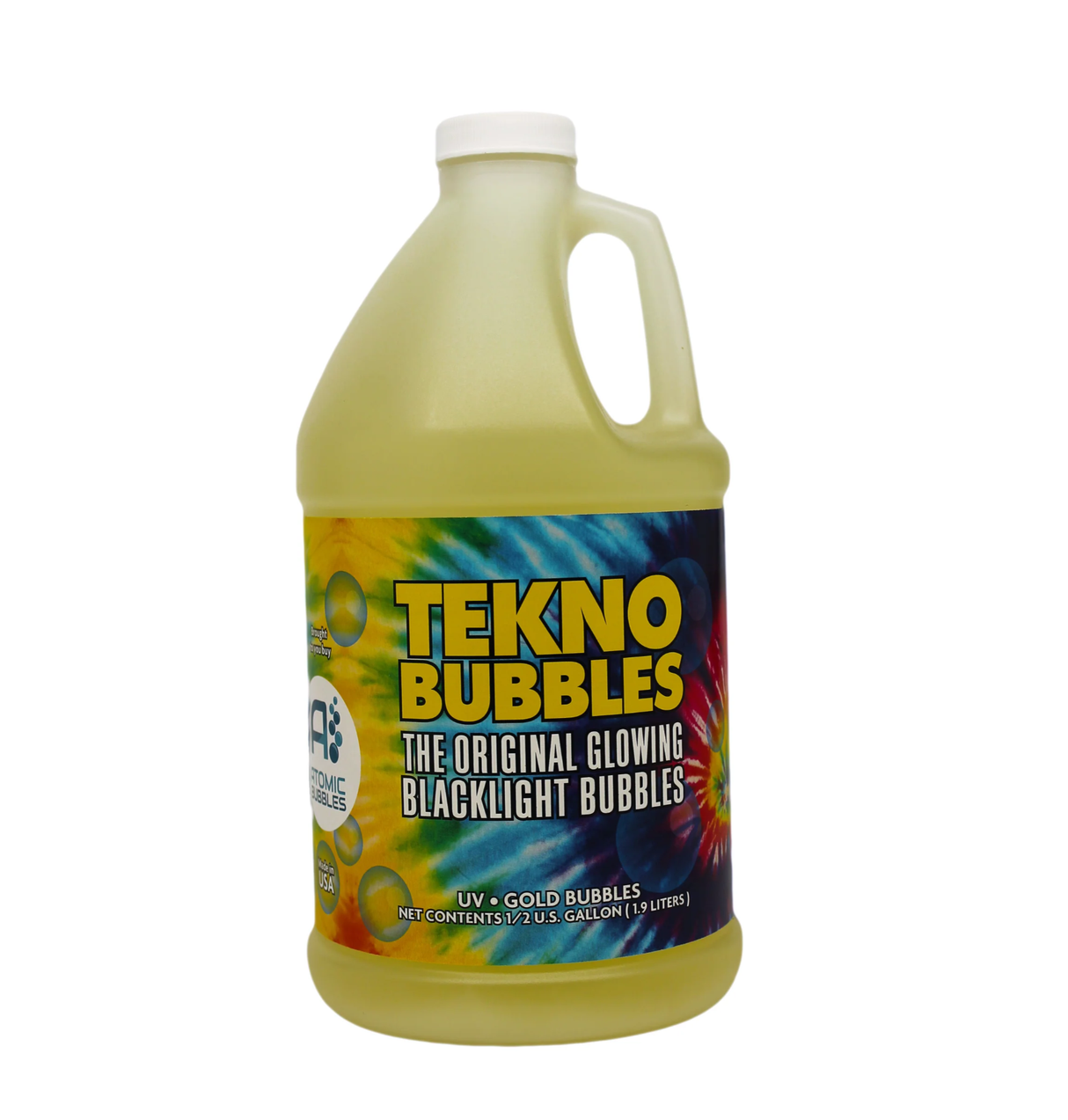 Tekno Bubbles - GOLD UV Blacklight Reactive